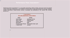 Desktop Screenshot of performancepoets.org